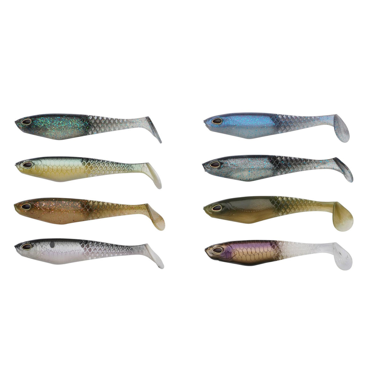 Berkley Cullshad 7,5 cm Clear Water Mix jigg 8 st/pkt