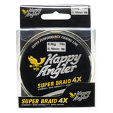 Happy Angler 4X 110 m keltainen kuitusiima - Happy Angler