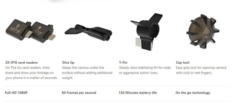 Westin Escape Cam vedenalainen kamera - Happy Angler