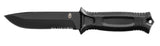 Gerber Strongarm Fixed Serrated Black kniv