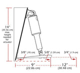 Lenco trimmilevysarja 9" x 9" 12V - Happy Angler