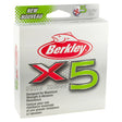 Berkley X5 Braid Low Vis Green 2000 m kuitusiima - Happy Angler