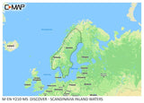 C-MAP Discover Scandinavia Inland Waters karttakortti M-EN-Y210-MS - Happy Angler