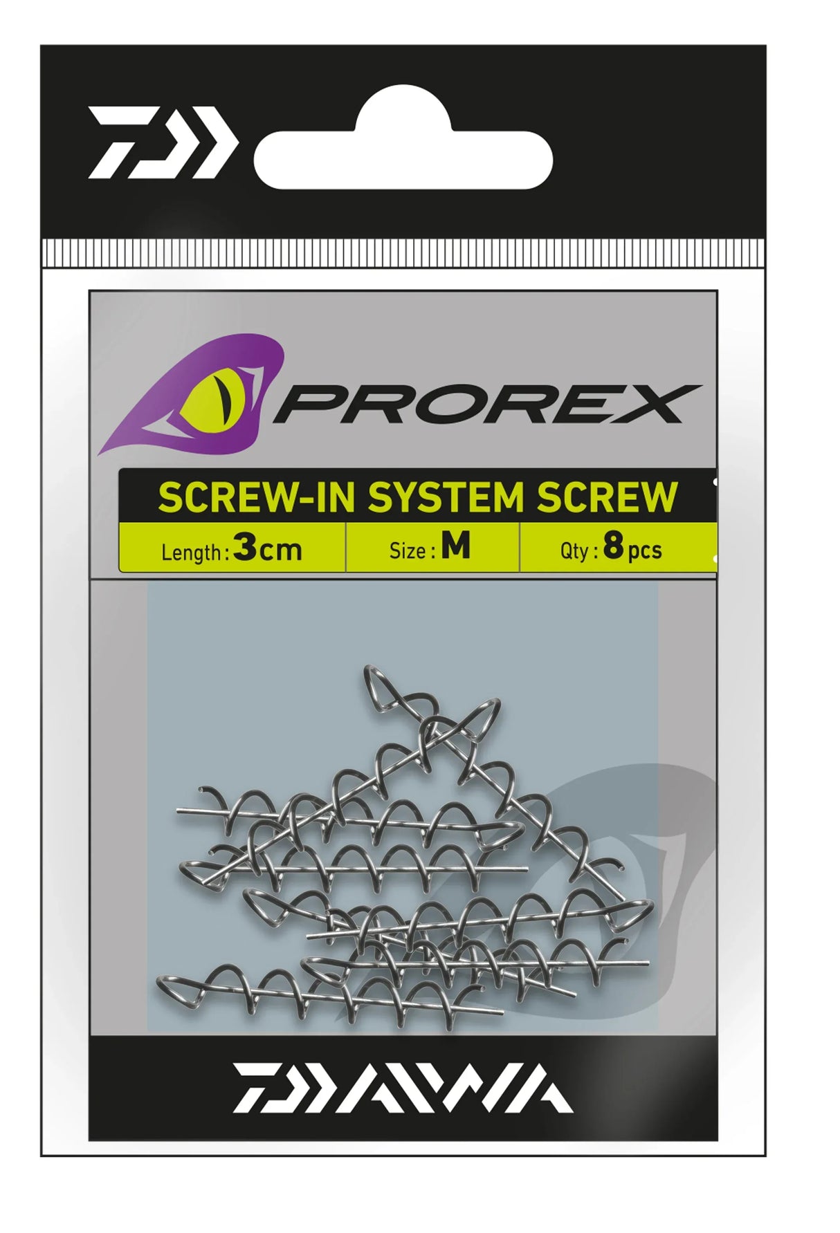 Daiwa Prorex jigiruuvi 8 kpl/pkt - Happy Angler