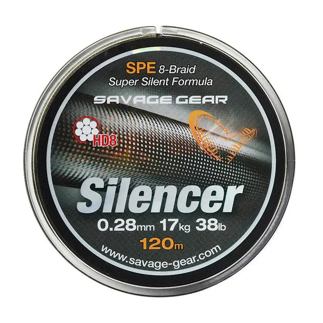 Savage Gear HD8 Silencer Green 120 m kuitusiima - Happy Angler