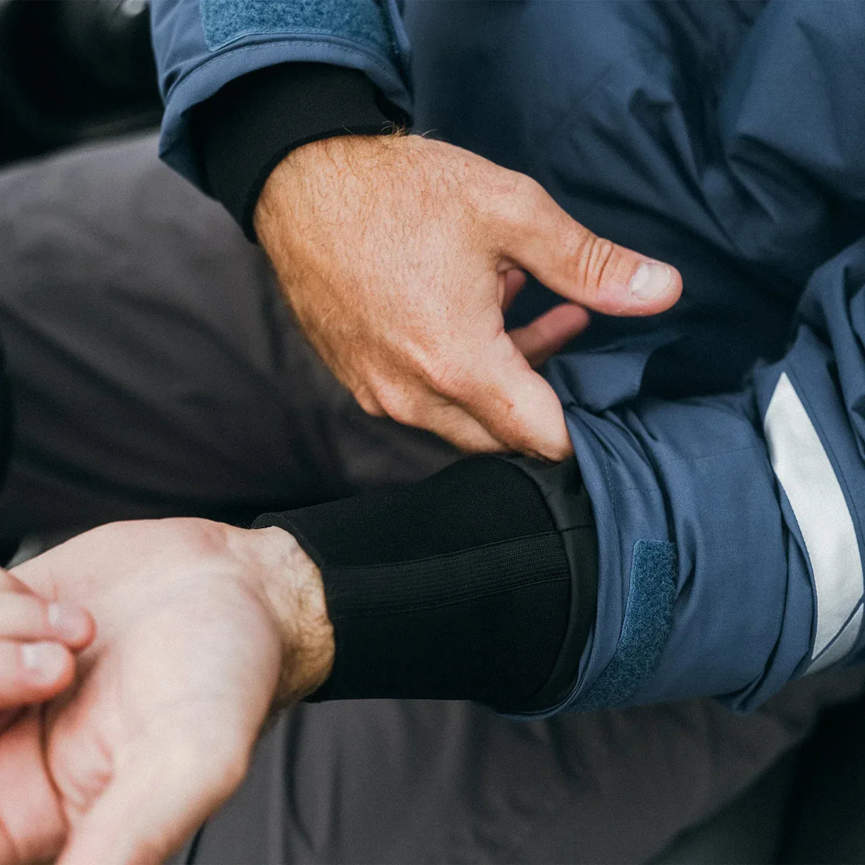 Grundens Transmit X Blue Abyss takki - Happy Angler