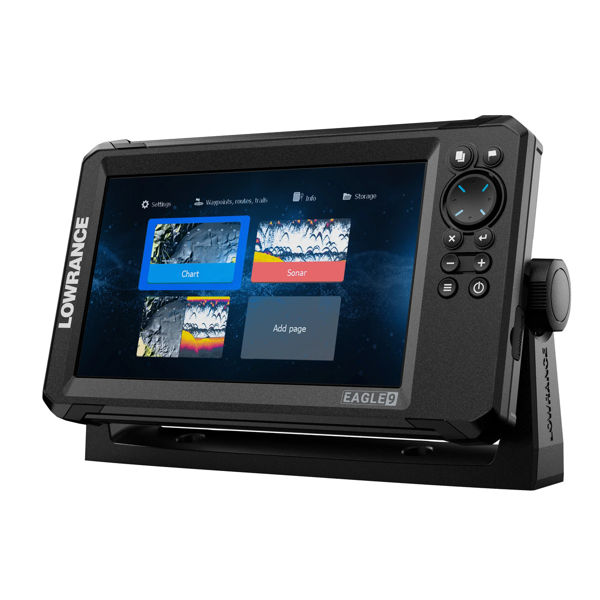 Lowrance Eagle 9 yhdistelmälaite ilman anturia - Happy Angler