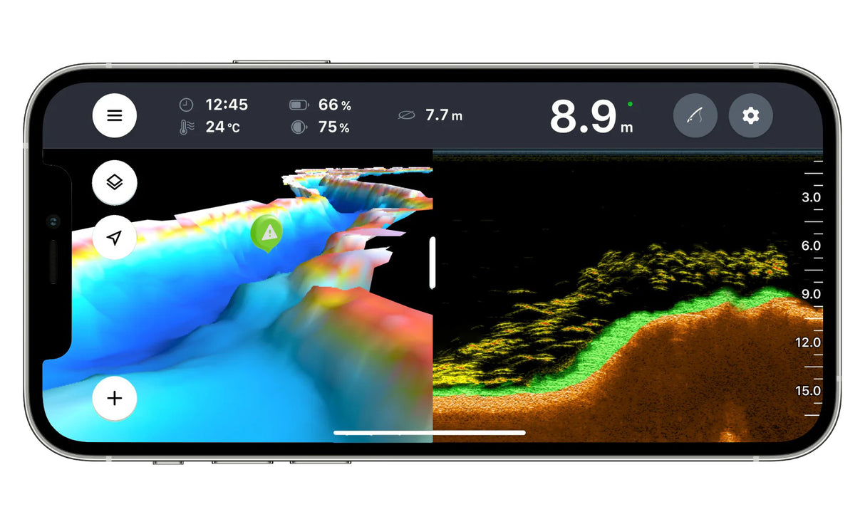 Deeper Smart Sonar CHIRP+ 3 langaton kaikuluotain
