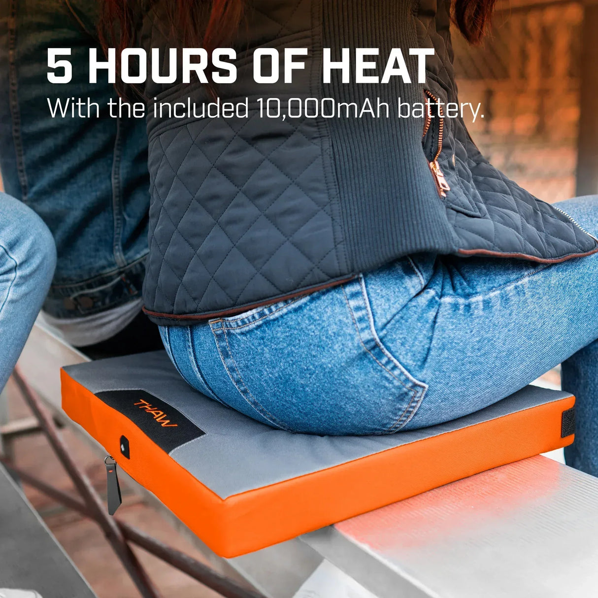 THAW Heated Seat Pad lämmitettävä istuinalusta 10000 mAh akulla - Happy Angler