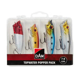 DAM Topwater Popper Pack popperilajitelma 4 kpl/pkt - Happy Angler