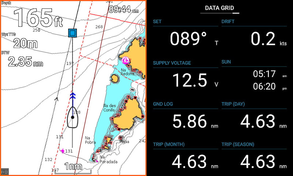 Raymarine Element 12 HV yhdistelmälaite + HV-100 anturi + Pohjois-Euroopan kartta