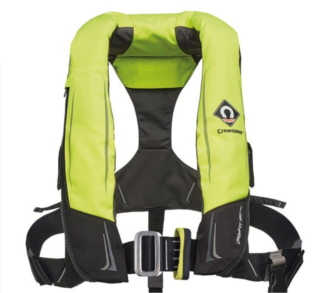 Crewsaver Crewfit 180N Pro automatiskt uppblåsbar flytväst med ljus