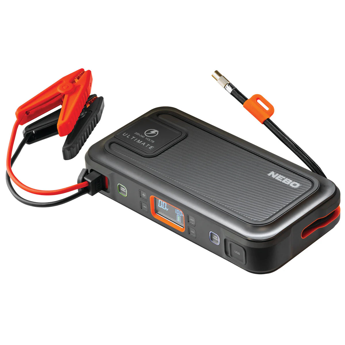NEBO Ultima EU starthjälp + powerbank + kompressor