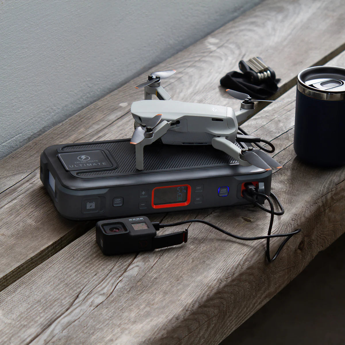 NEBO Ultima EU starthjälp + powerbank + kompressor