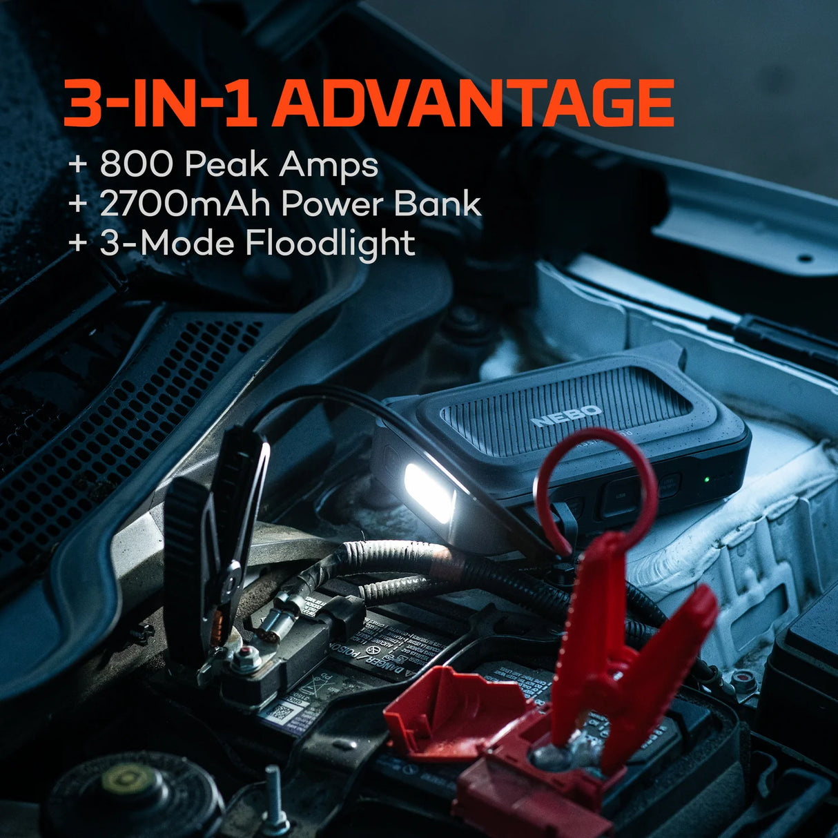 NEBO Assist 800 Jump Starter starthjälp + powerbank