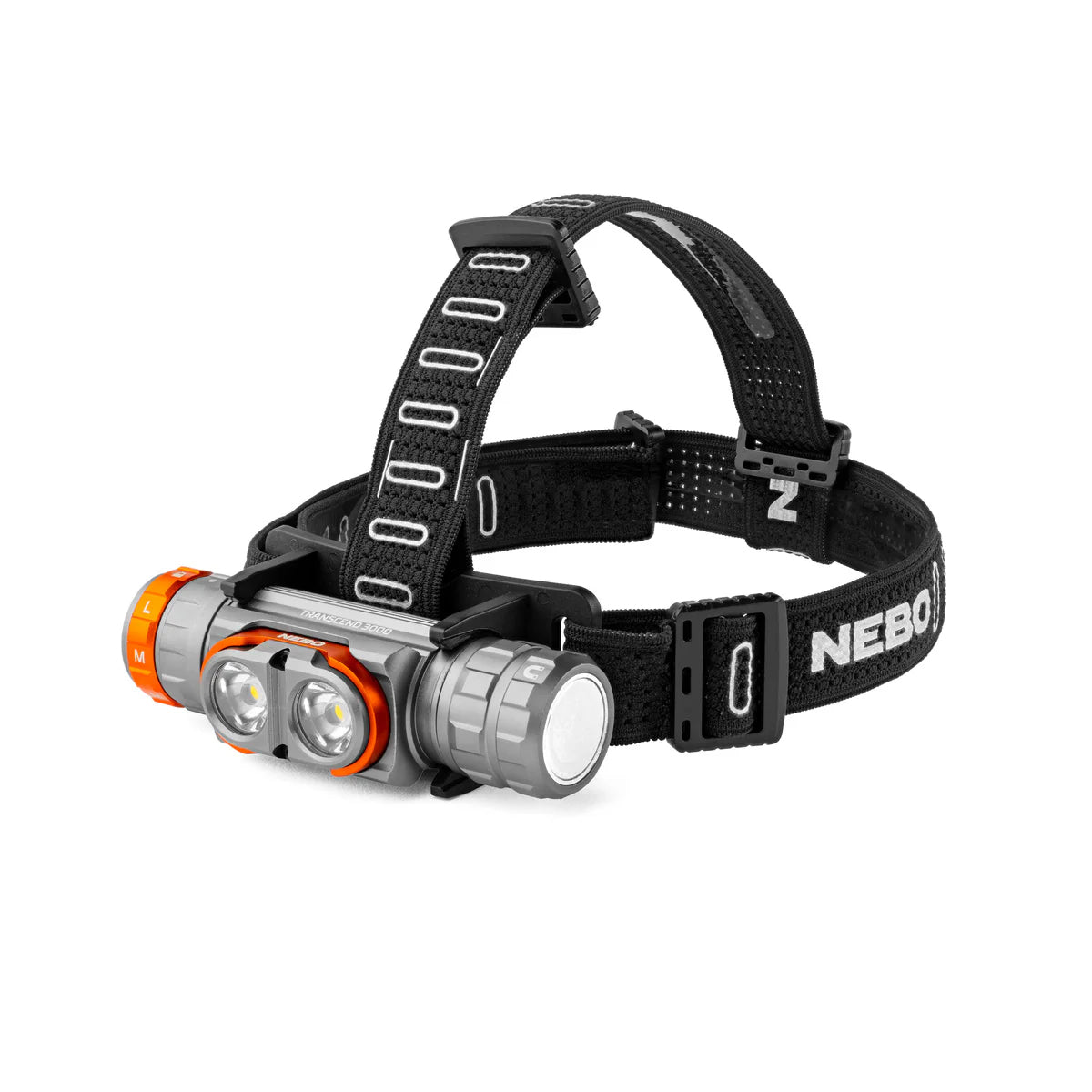NEBO Transcend 3000 ladattava otsalamppu
