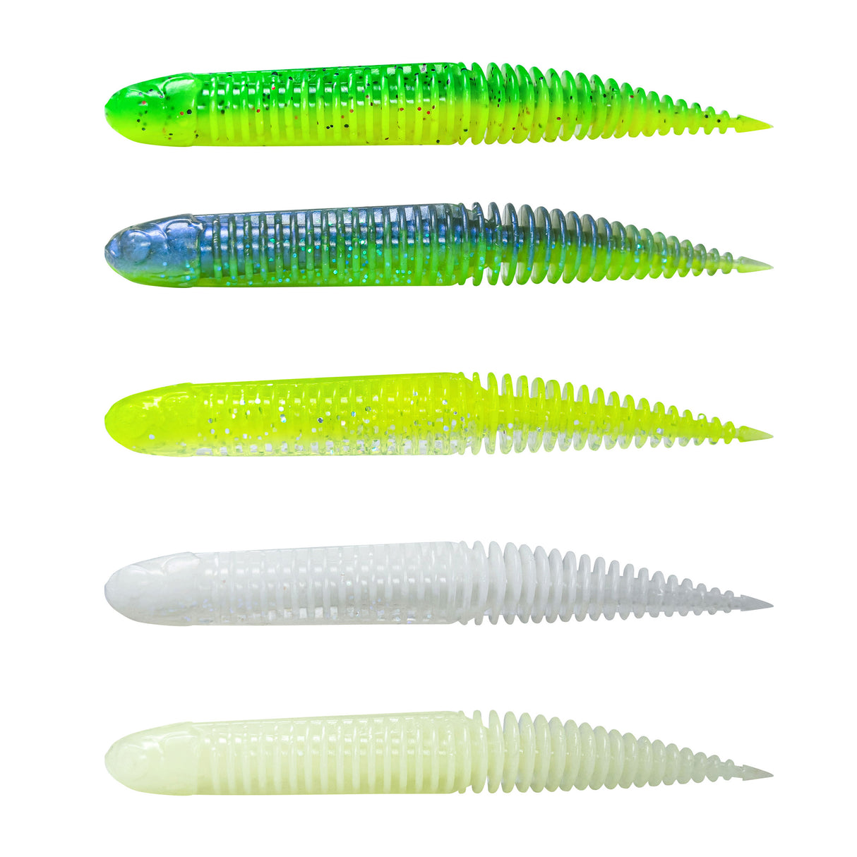 Savage Gear NED Dragon Tail Slug 10 cm Dark Water Mix jigg 5 st/pkt