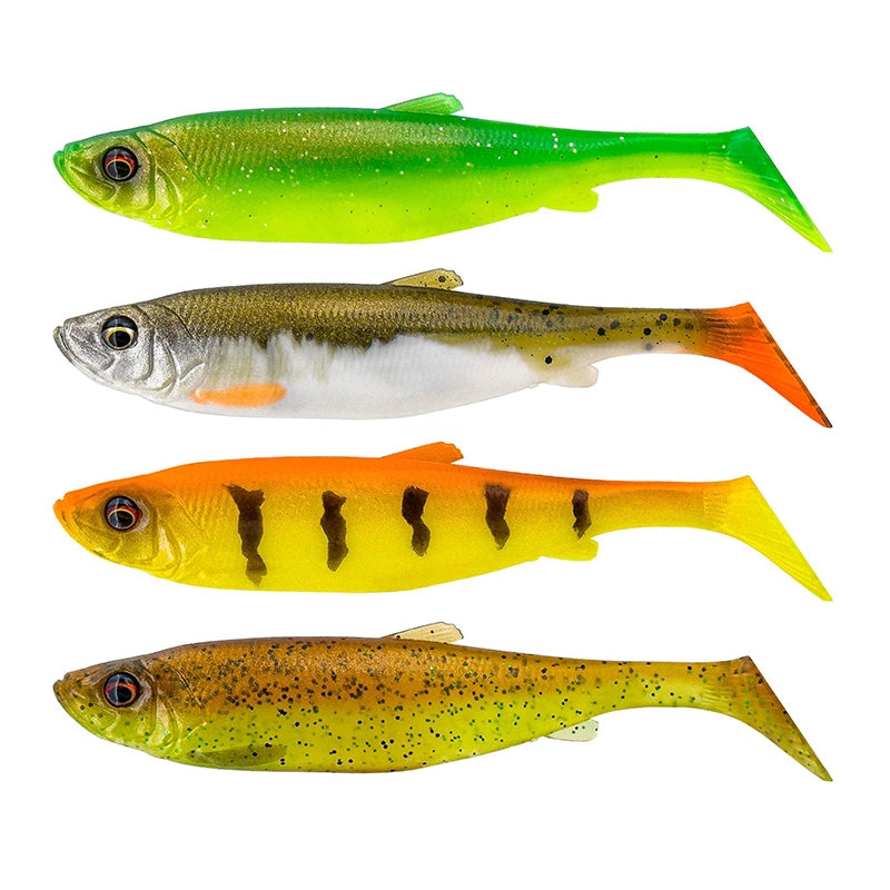 Savage Gear 3D Herring Shad 9 cm Dark Water Mix jigg 4 st/pkt