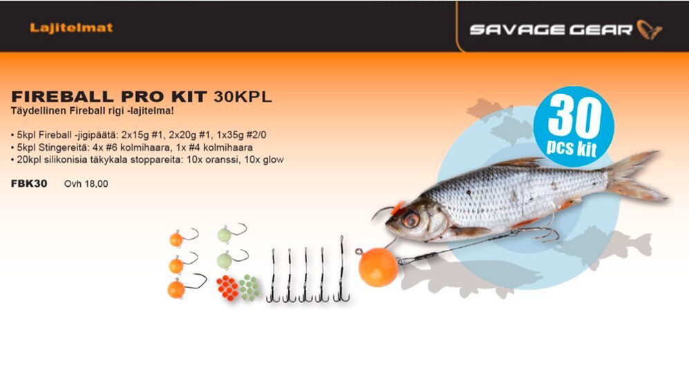 Savage Gear Fireball Pro Pack  30 st/pkt