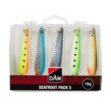 DAM Seatrout Pack 18 g lusikkalajitelma 5 kpl/pkt