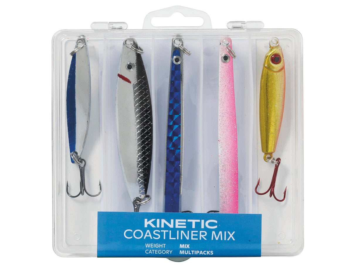 Kinetic Coastliner Mix skeddragssortiment 5 st/pkt