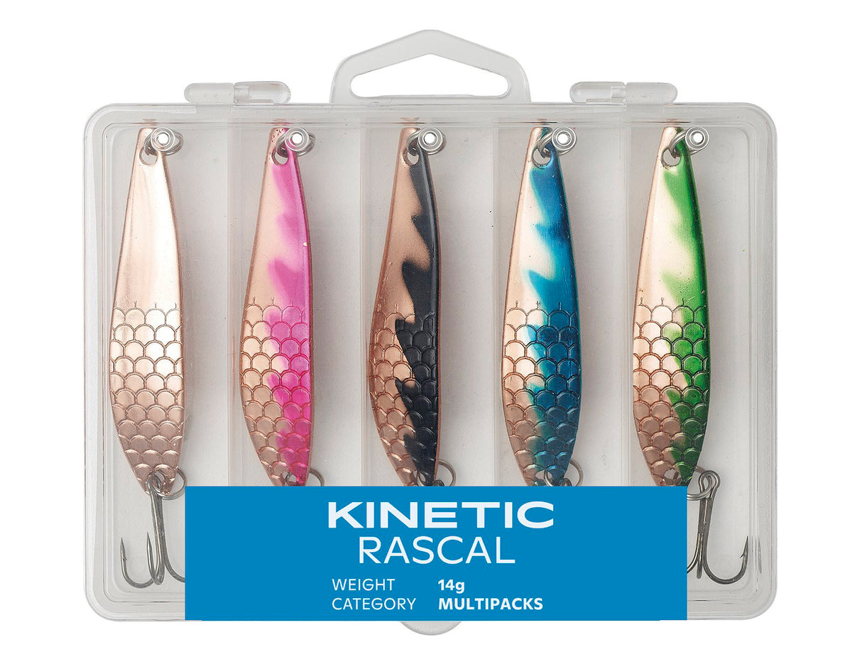 Kinetic Rascal 14 g skeddragssortiment 5 st/pkt