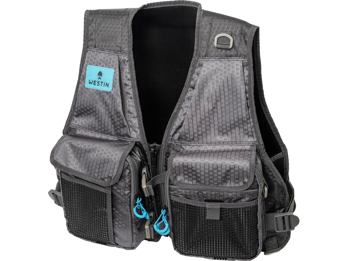 Westin W4 HD Fishing Vest fiskeväst + 2 askar