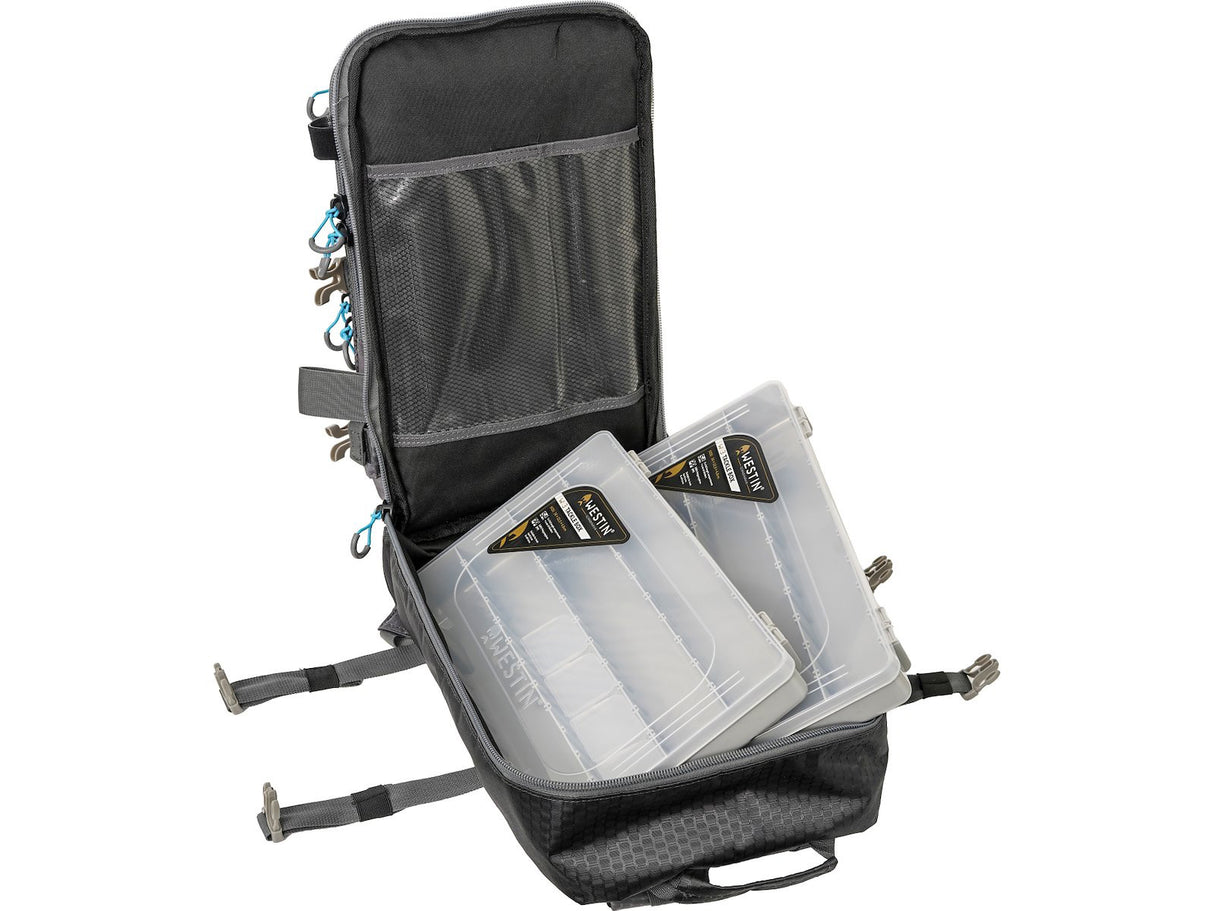 Westin W4 HD Backpack kalastusreppu + 2 rasiaa