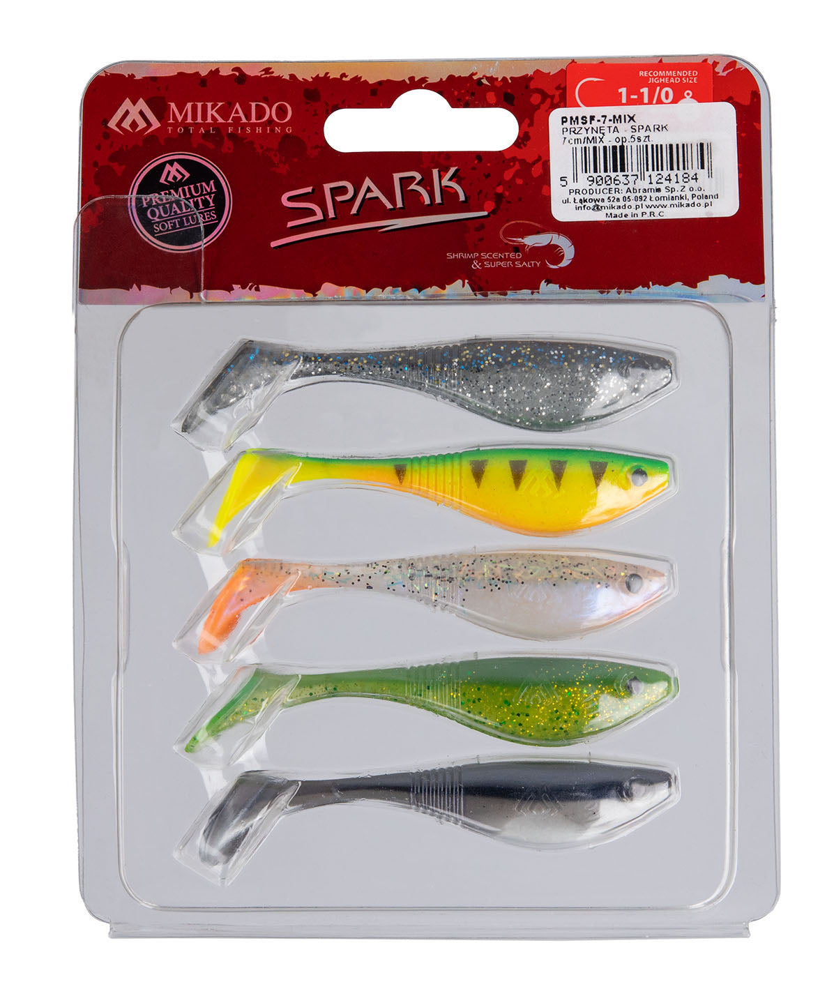 Mikado Spark 7 cm Mix jigg 5 st/pkt
