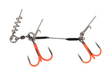 Mikado Jaws Double EVO Titanium UV färdig stinger rigg