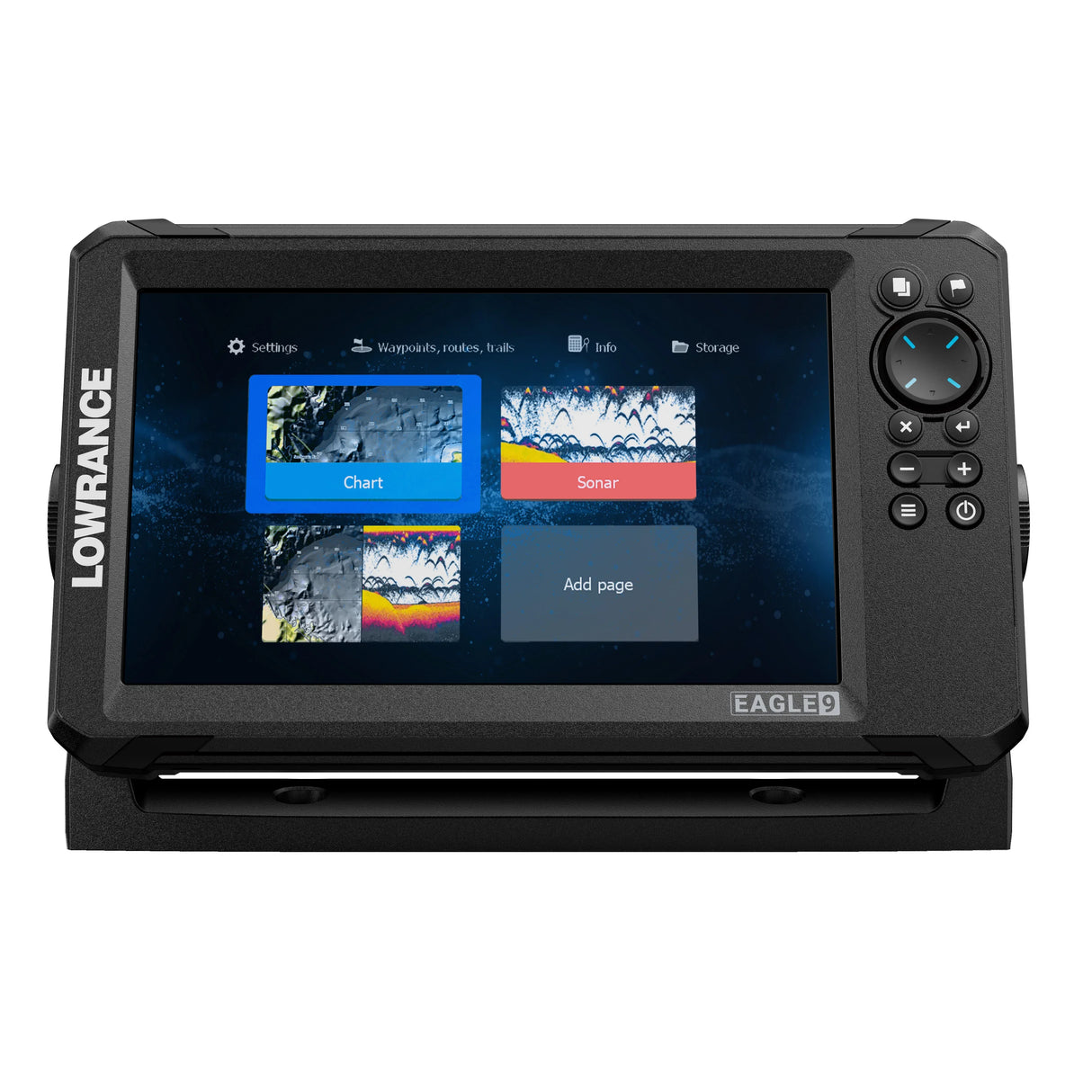 Lowrance Eagle 9 yhdistelmälaite ilman anturia - Happy Angler