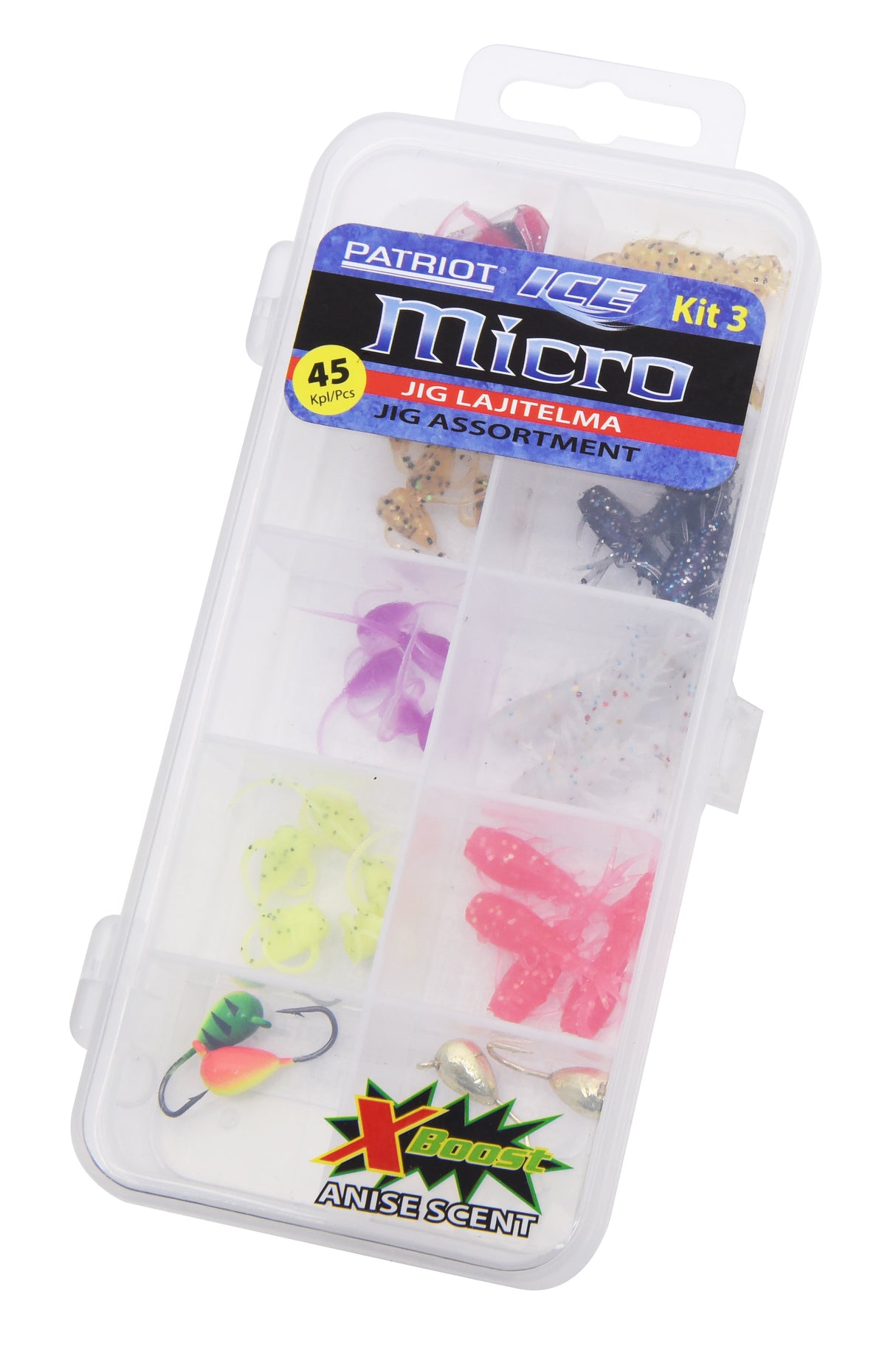 Patriot Ice Micro pimpeljigg kit 3 45 st/pkt