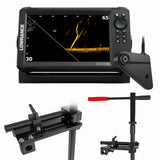 Lowrance Eagle Eye 9 Live yhdistelmälaite liveanturilla + Patriot LiveFix 360 anturiteline