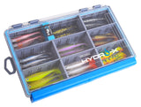 Patriot Baitfish Slim 5 cm jiggsortiment 54 st + Patriot Hydro-X betesask