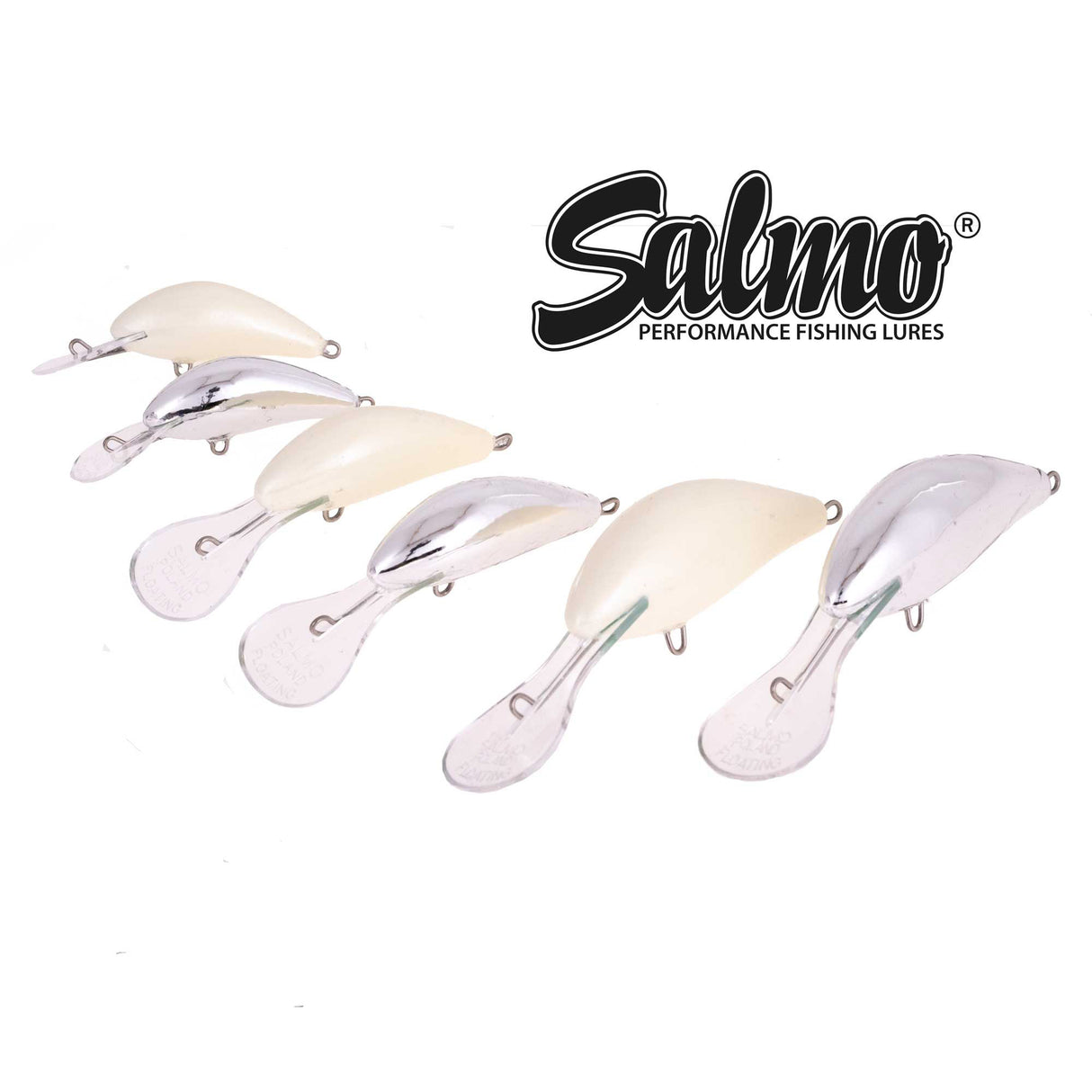 Salmo Hornet 6F wobbler blanco 5 st/pkt