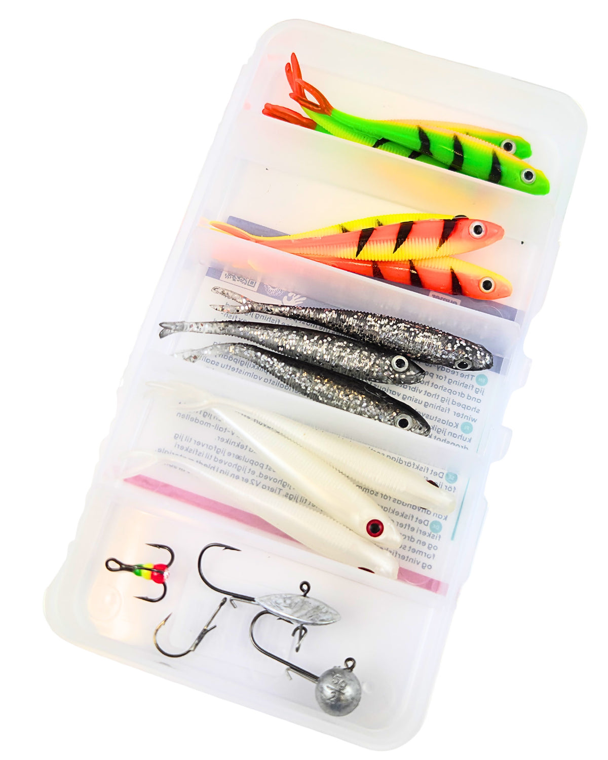 Jasu Tiera V2 8 cm jigilajitelma 12 kpl + jigipäät