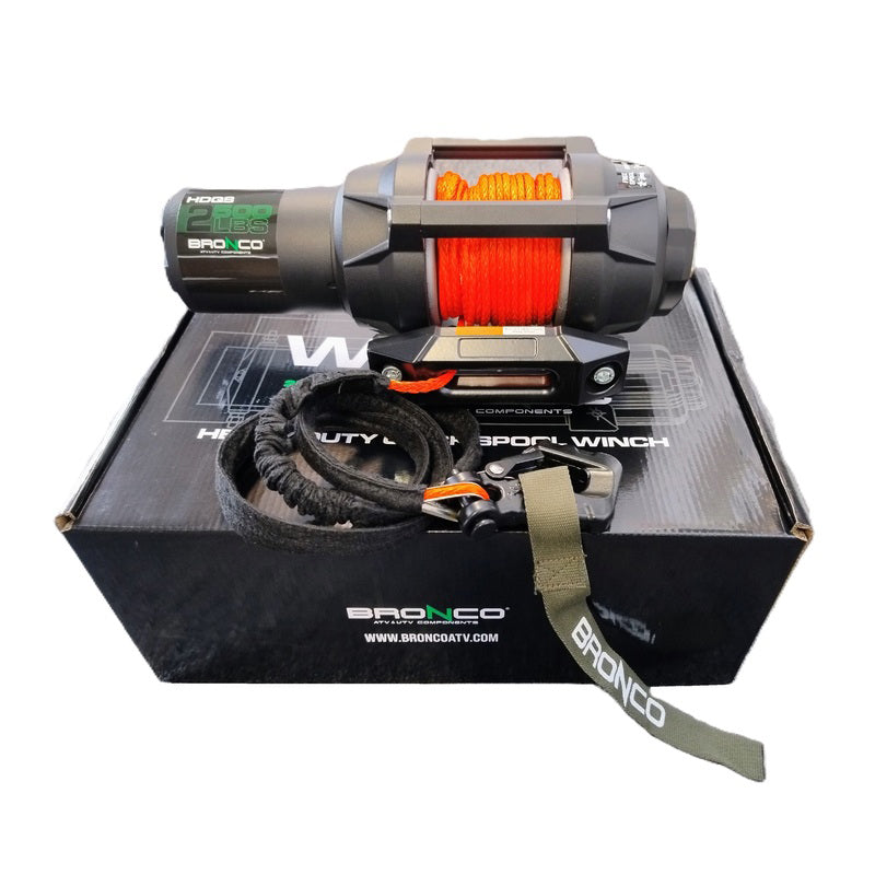 Bronco HDQS Heavy Duty Quick Spool 2500 sähkövinssi kaukosäätimellä 1133 kg