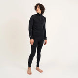 North Outdoor Arctic 260 merino polotröja med kort dragkedja