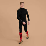 North Outdoor Arctic 260 merino polotröja med kort dragkedja