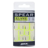 BKK Spear-21 UVC Chartreuse 3-haarakoukku - Happy Angler