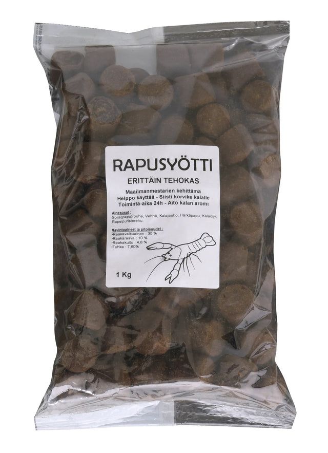 Sensas Crayfish Pellets rapusyötti 1 kg - Happy Angler