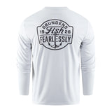 Grundens LS Tech Tee Fish Fearlessly UPF50 pitkähihainen paita - Happy Angler