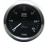 Wema GPS nopeusmittari 0-30 solmua musta RST