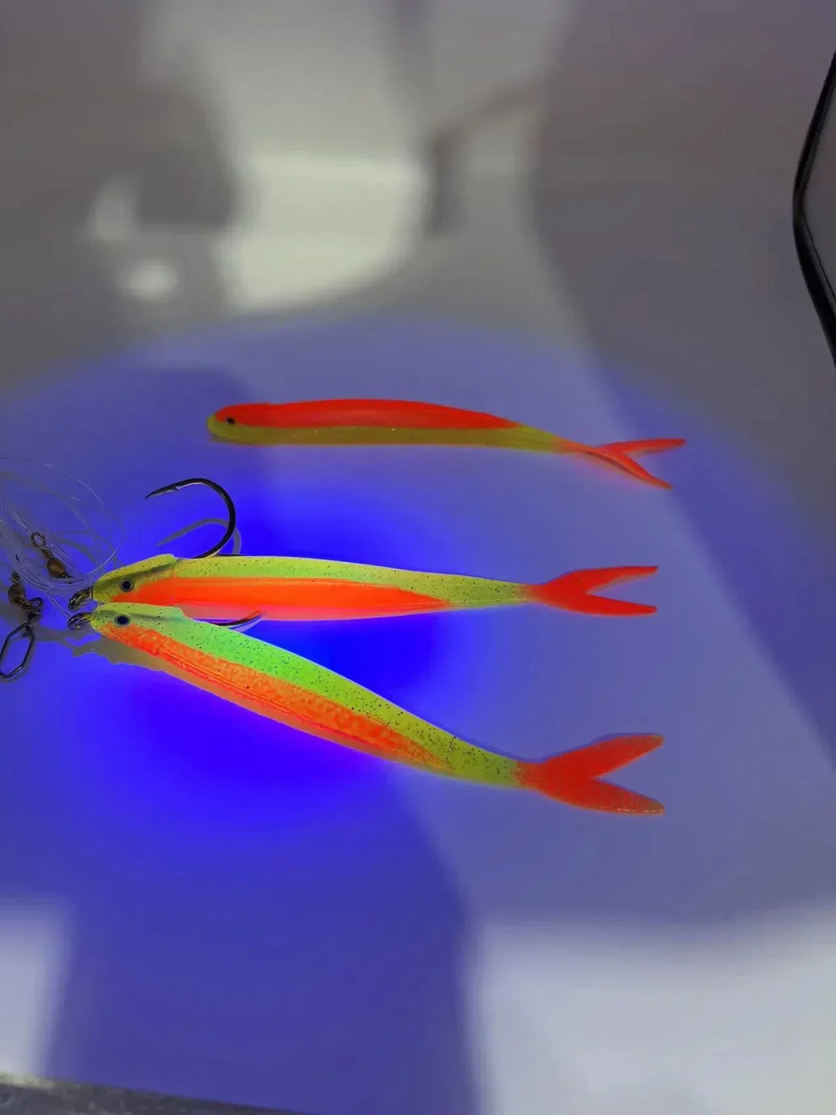 Fladen Twintail Rhubarb & Custard Jig Rig - Happy Angler