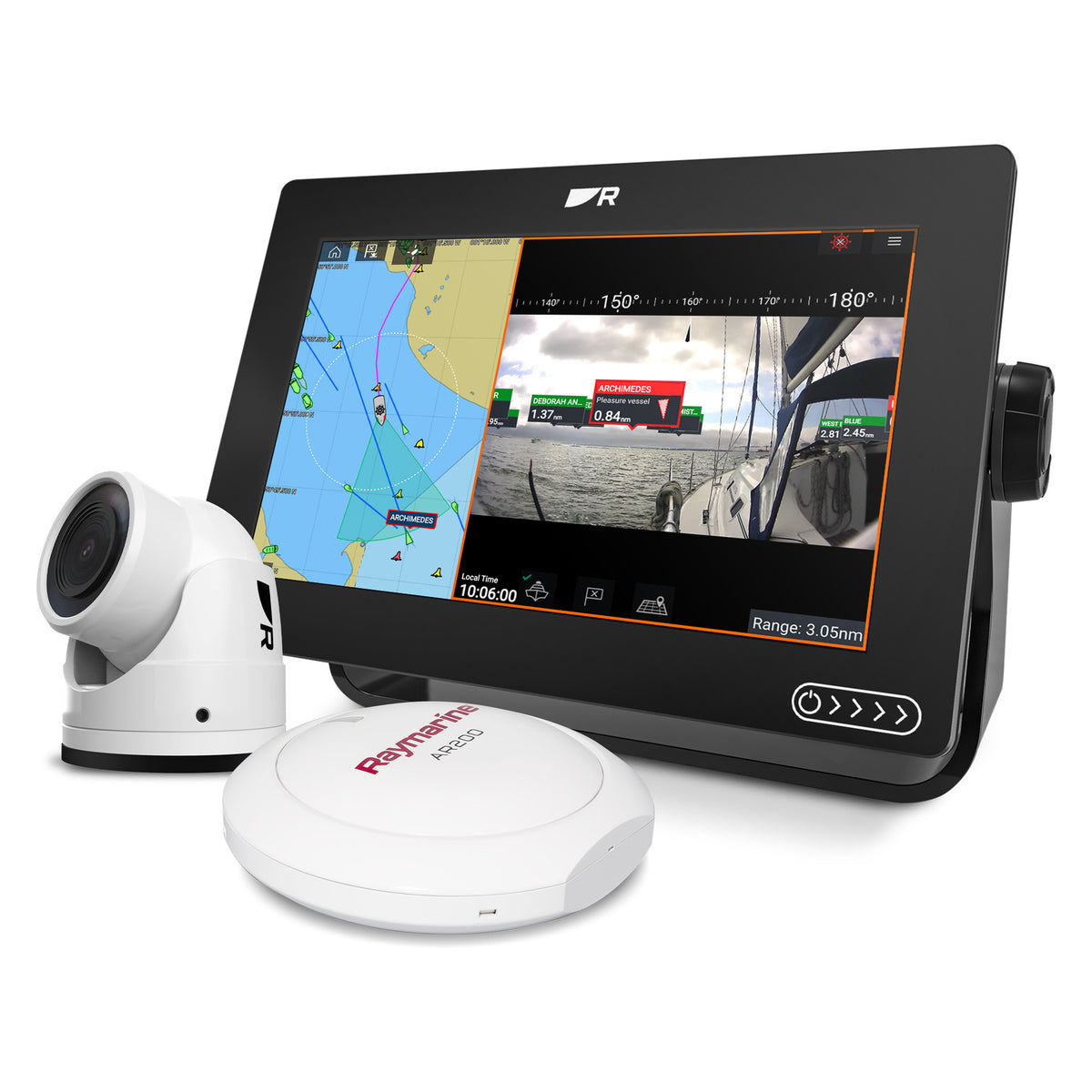 Raymarine CAM400 HD mini IP Marine Camera + AR200 Bundle Pack