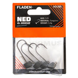 Fladen NED tungsten jigipää 5,3 g 4 kpl/pkt
