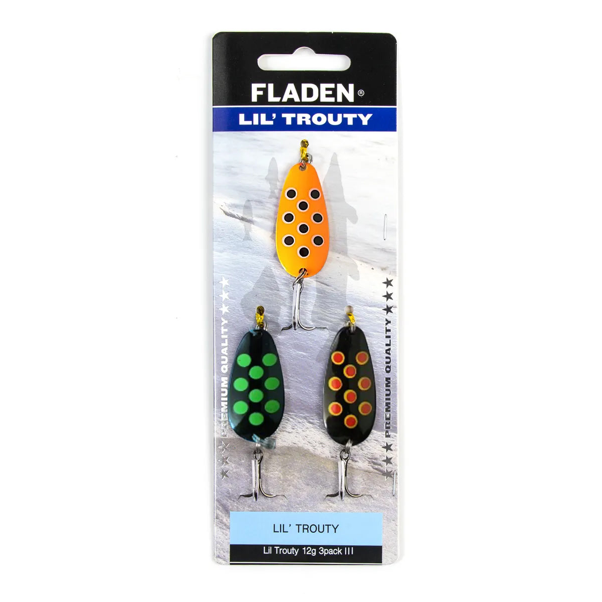 Fladen Lil Trouty III 12 g lusikkalajitelma 3 kpl/pkt