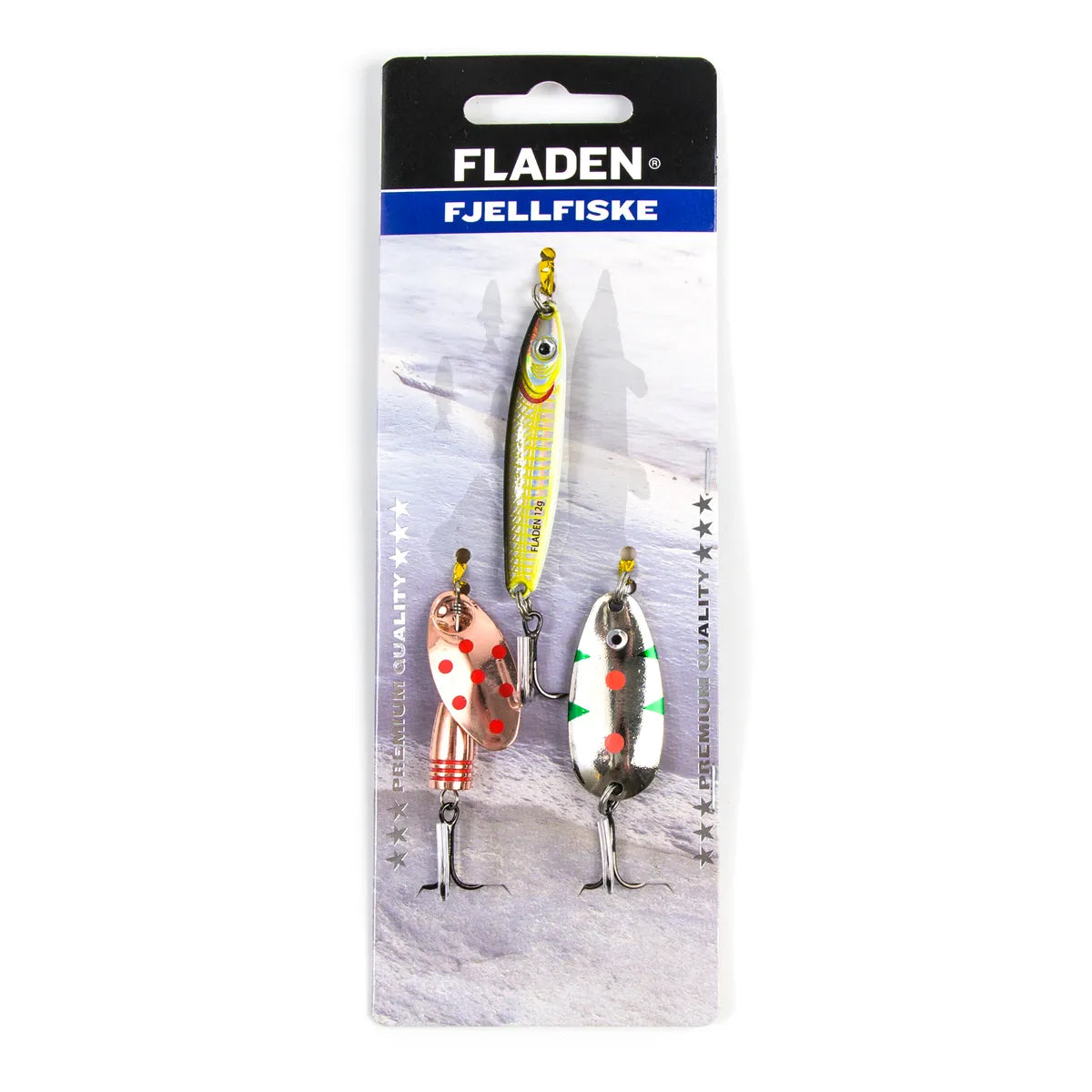 Fladen Fjellfiske 12 g viehelajitelma 3 kpl/pkt
