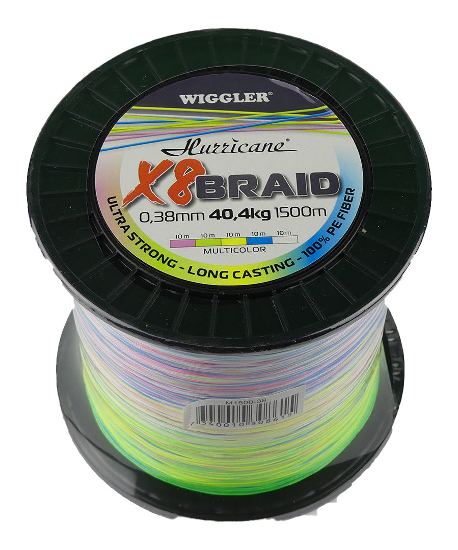 Hurricane X8 Braid Multicolor 1500 m kuitusiima