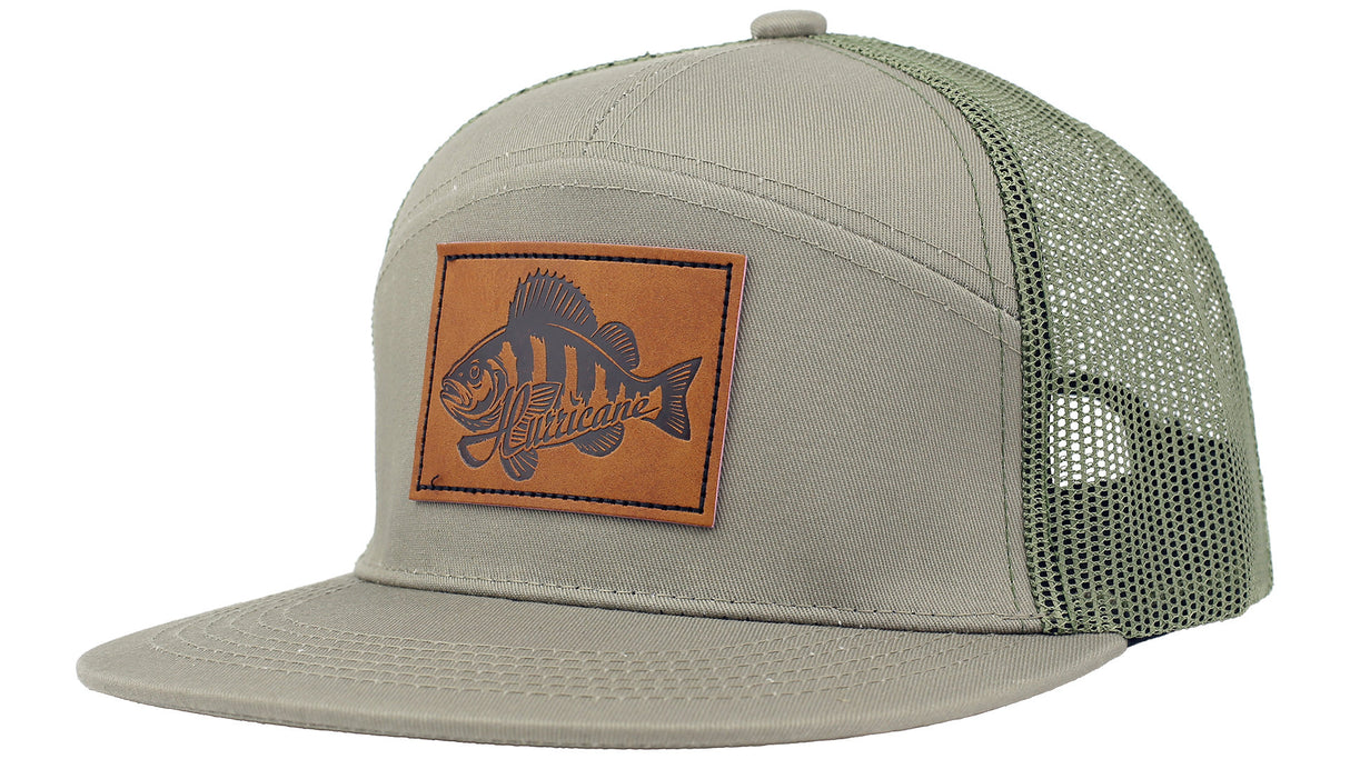 Hurricane Leather Patch Perch Trucker keps